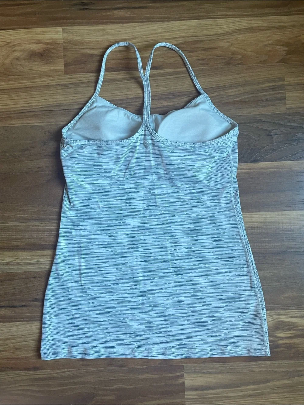 Lululemon Power Pose Tank Wee Are From Space Ice Grey Alpine White Size 8